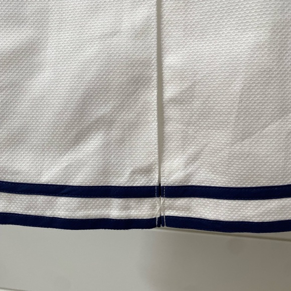 Janie and Jack White and Blue Sheath Dress Sleeveless Crew Neck - Picture 4 of 5